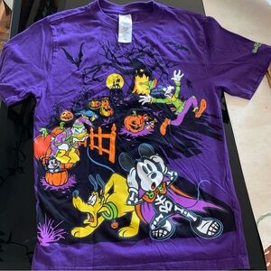 Disney Purple Halloween Graphic Tee